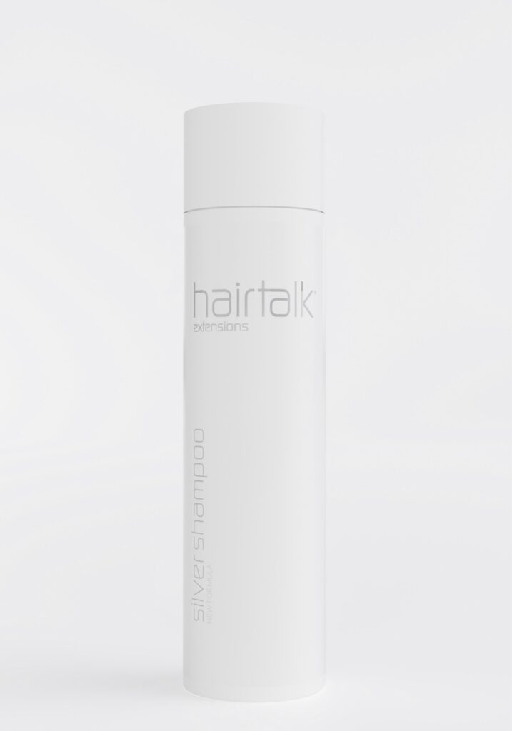 hairtalk hair extensions verzorging silver shampoo